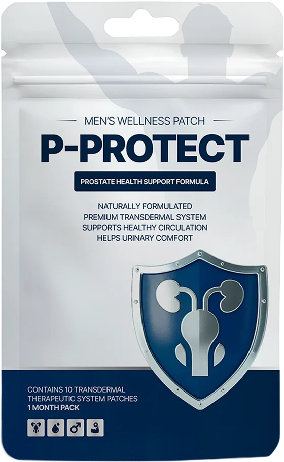 P-Protect no-pill men's wellness patch pack